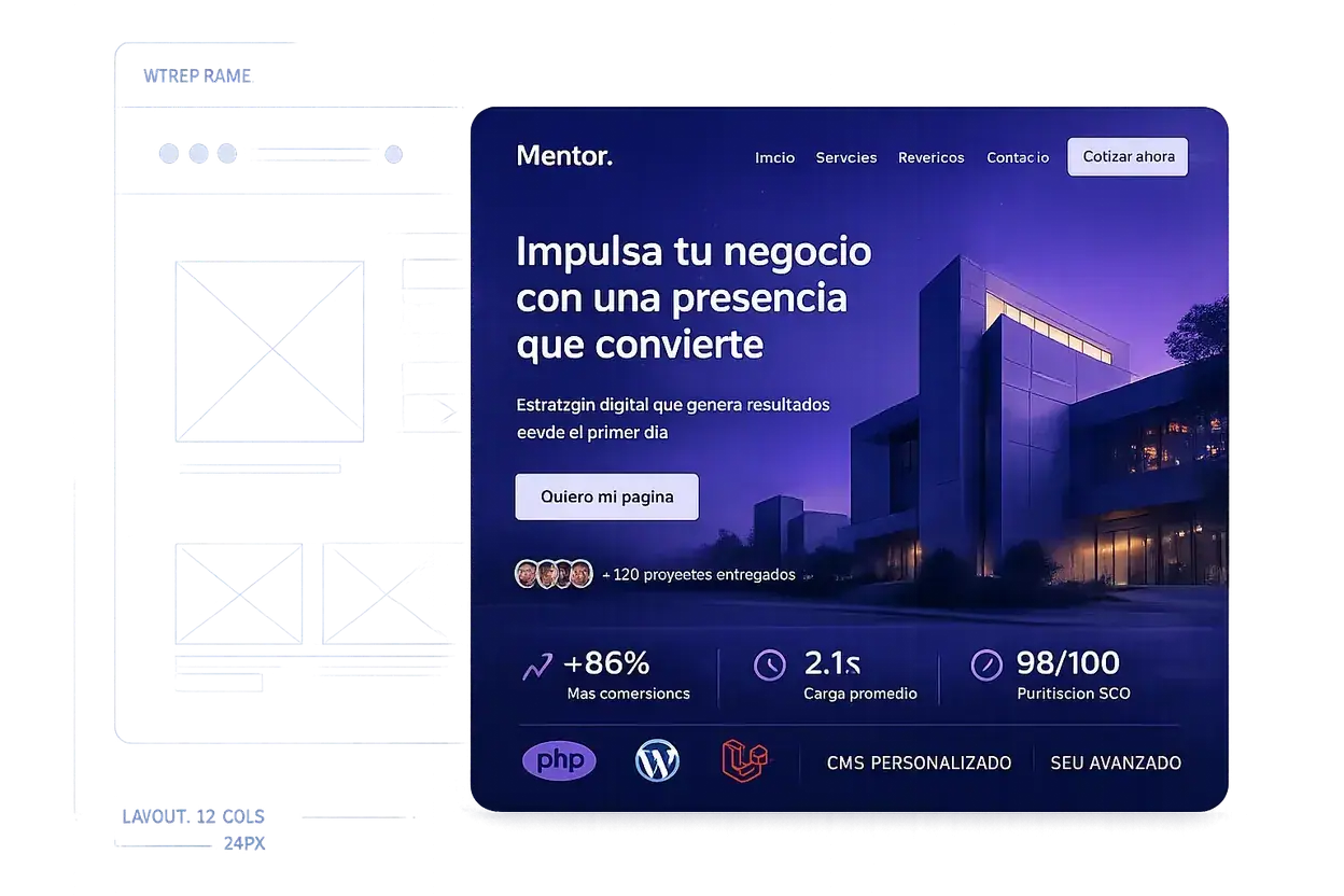 Landing Page - Mentor